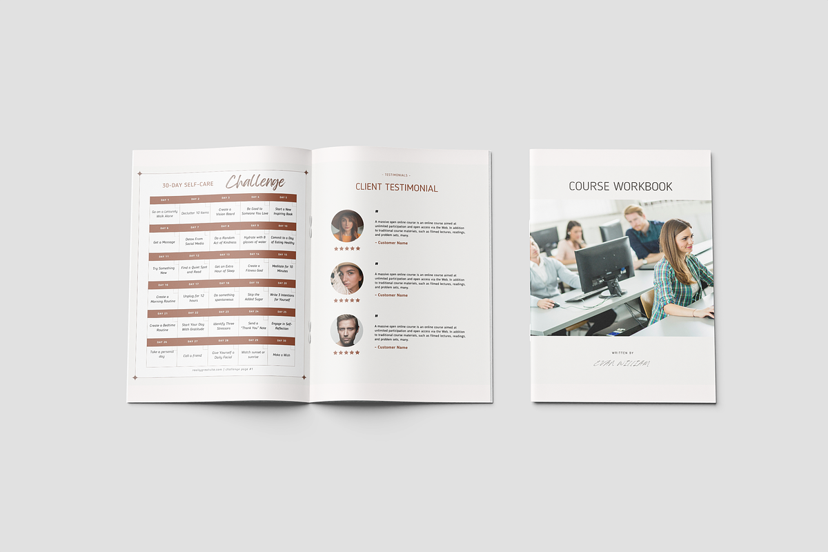 Workbook Template Canva, a Magazine Template by Designbudy (Photo 12 of 13)