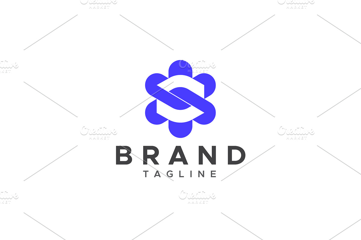 S letter technology logo design, a Branding & Logo Template by Amadul11 (Photo 2 of 5)