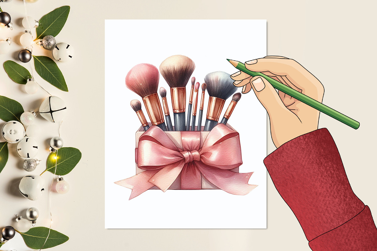 Watercolor Woman's Birthday Clipart, a Graphic by designcity5 (Photo 5 of 5)