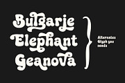 Bultik Retro Bubble Font for Groovy, a Slab Serif Font by WhymoreArt (Thumbnail 4 of 12)