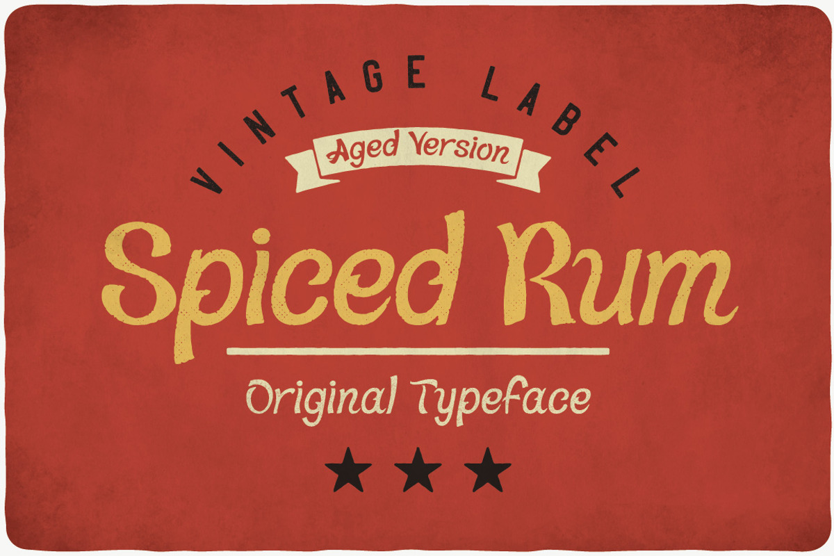Spiced Rum Typeface preview 4