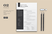 Resume Cv Nathan, a Resume Template by Astut (Thumbnail 1 of 4)