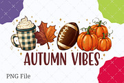 Autumn Vibes Thanksgiving Fall PNG, an Illustration by designcity5 (Thumbnail 1 of 8)