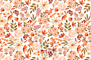 Watercolor Floral Pattern