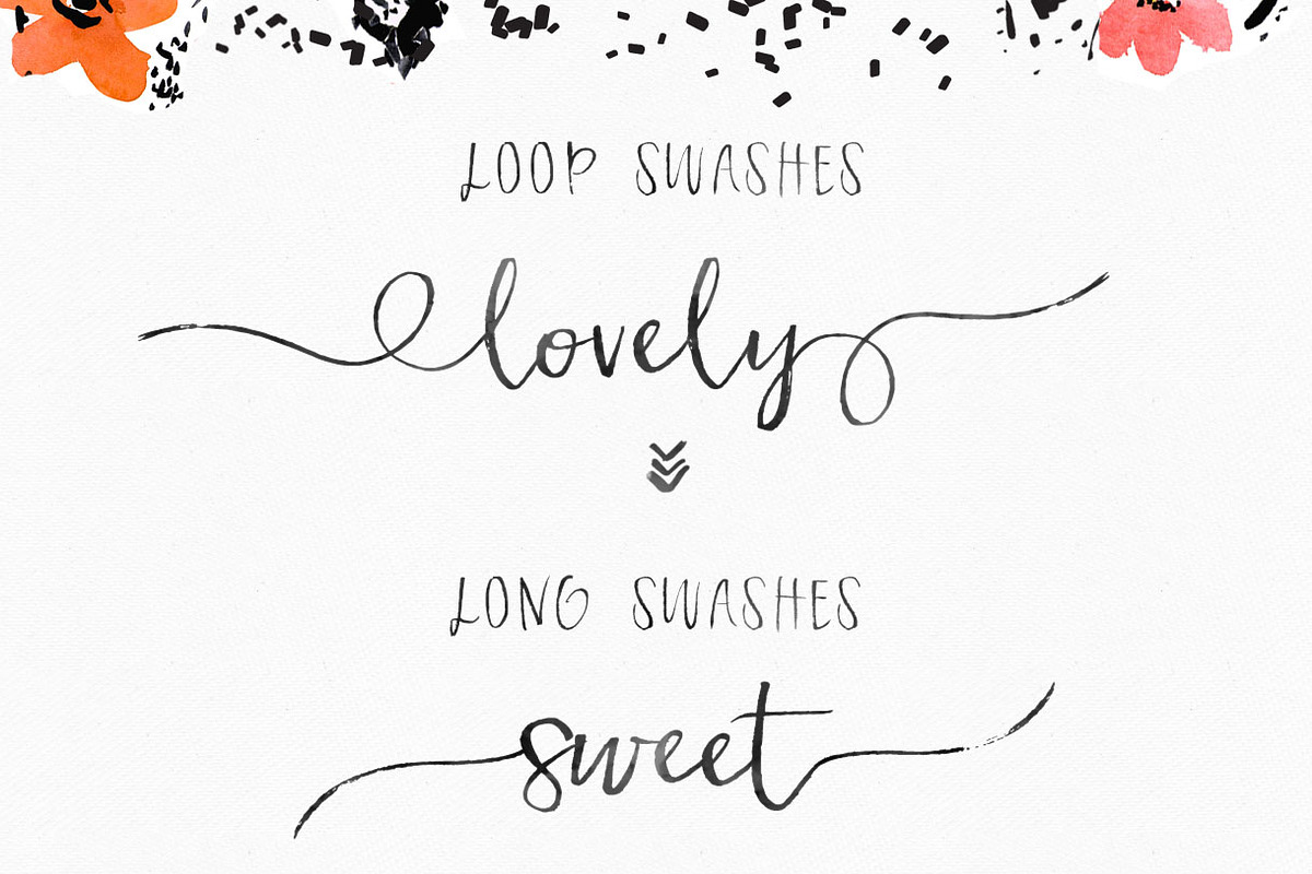 Frolicky - A Brushed Font + EXTRAS, a Script Font by Angie Makes (Photo 6 of 6)