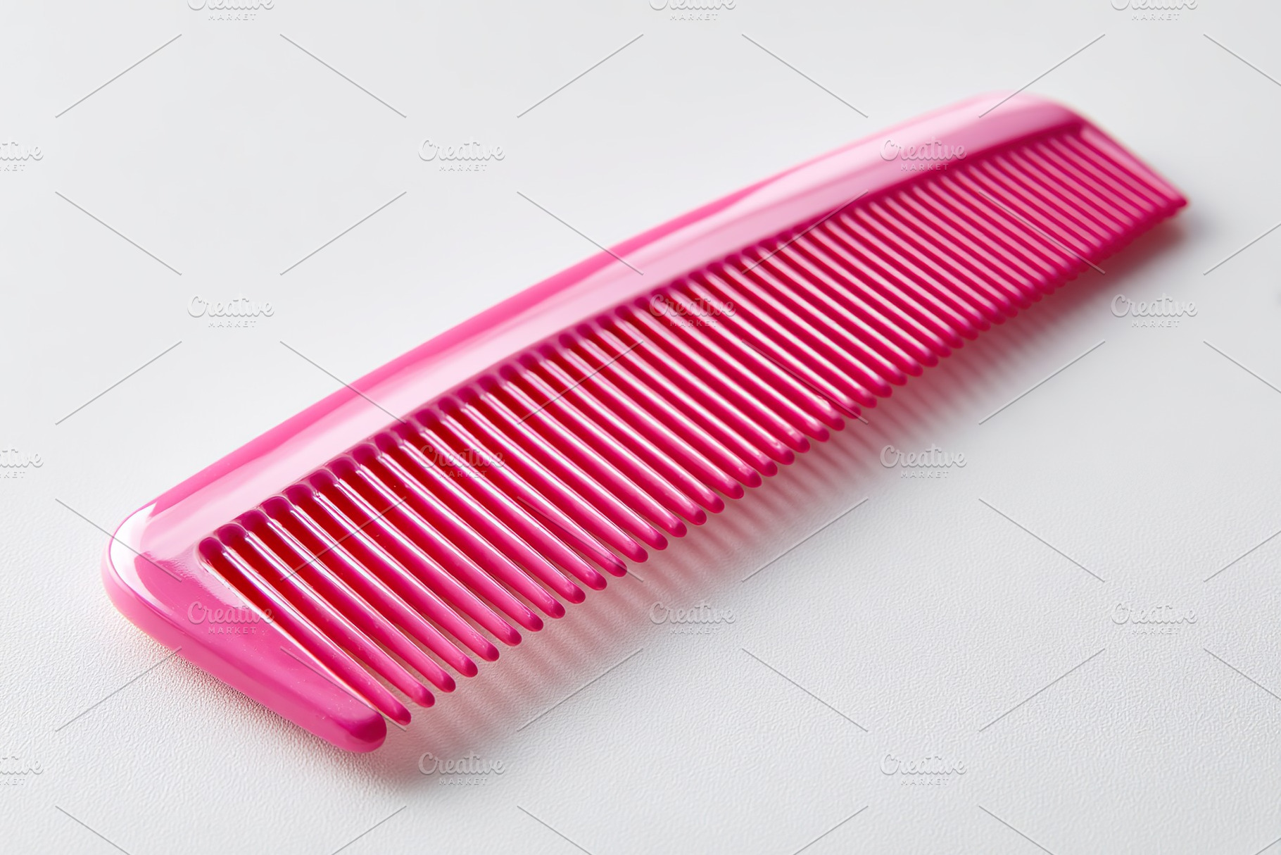 Pink ergonomic comb with smooth grip ideal for styling hair in everyday use, a Beauty & Fashion Photo by AlyaAnd