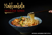 Hotsuka - Japanese Brush Font, a Handwritten Font by Voux Studio (Thumbnail 8 of 10)
