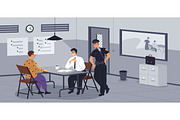 Police station and officers set, a Work Illustration by Good Studio (Thumbnail 4 of 7)