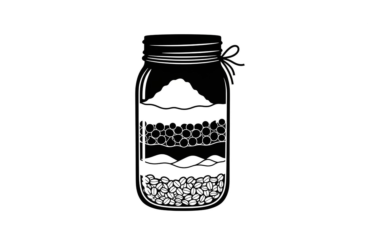 Layered Mason Jar Ingredients Bundle, an Illustration by yasushie (Photo 3 of 31)