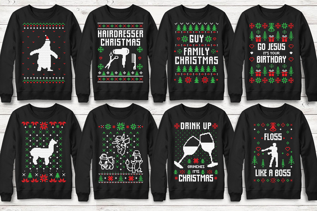 100+ Ugly Christmas Designs, an Illustration by beetlepixels (Photo 14 of 15)