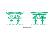 Landmarks of Japan 3, an Icon by Jozsef Balazs-Hegedus (Thumbnail 4 of 6)