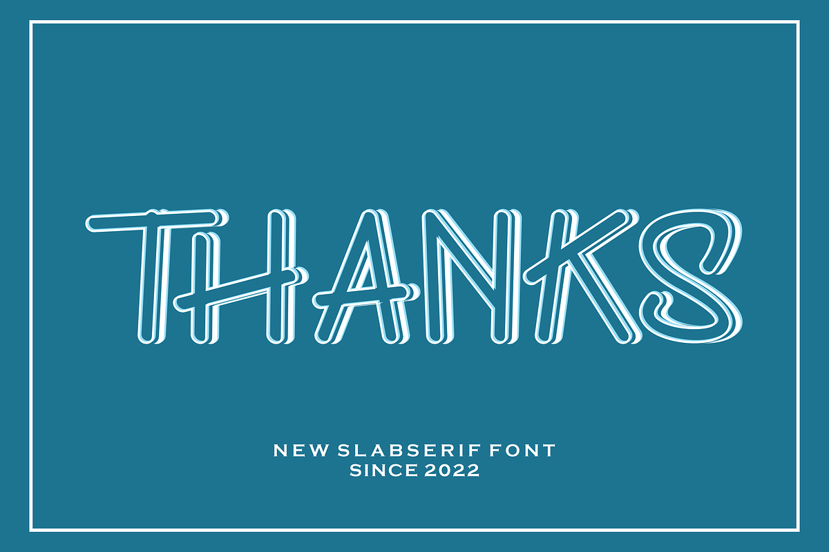 Thrisna, a Slab Serif Font by riotama85 (Photo 5 of 5)