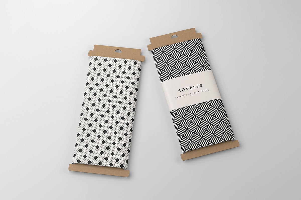 Squares. Seamless Patterns, a Pattern Graphic by Curly_Pat (Photo 8 of 8)