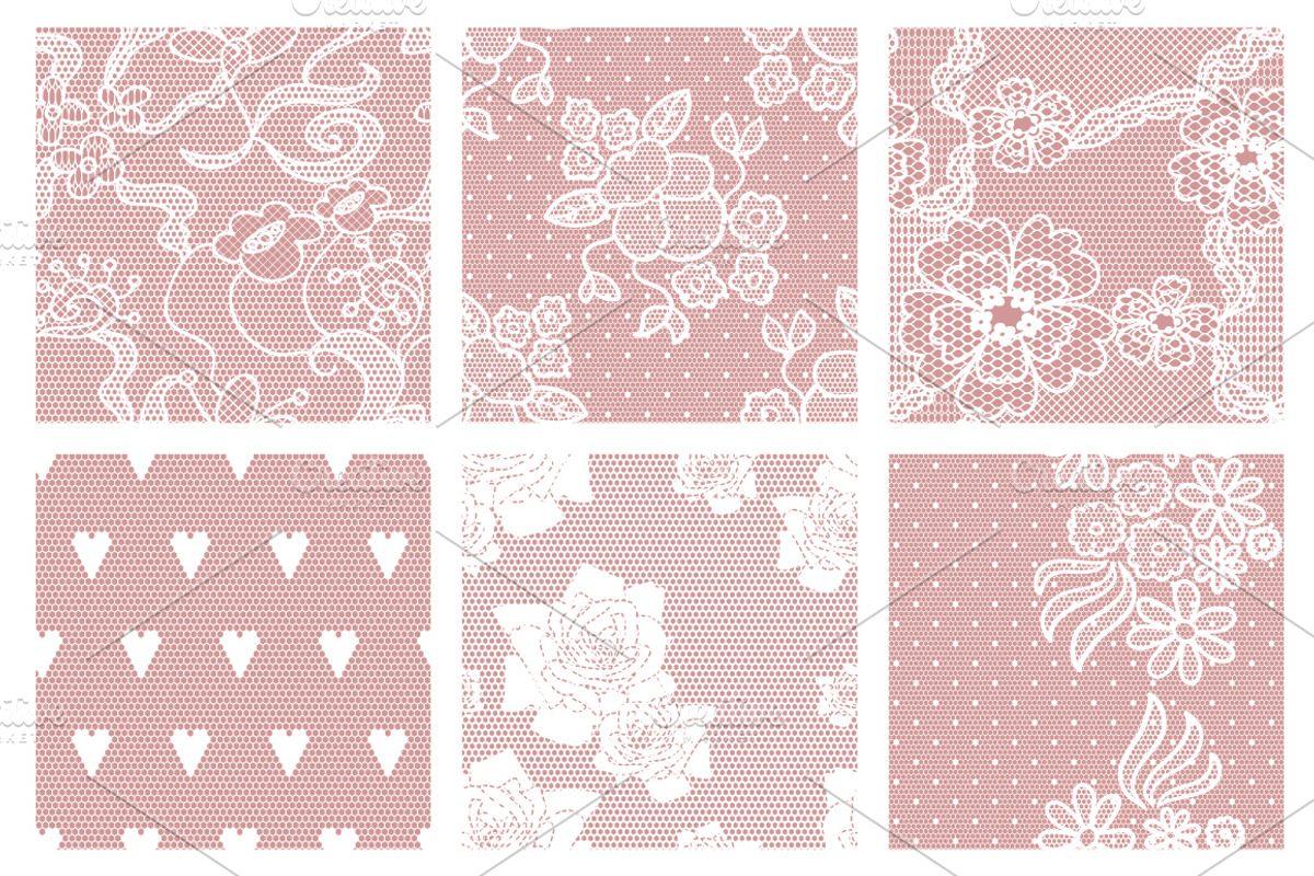 16 Lacy vector seamless patterns, a Pattern Graphic by tamara.comotomka (Photo 4 of 6)