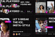 Instagram Intro Dark Mode, a Social Media Template by Loin Studio (Thumbnail 1 of 2)