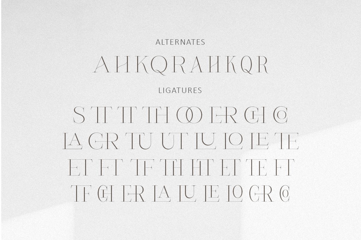 Natoure-All Caps Serif, a Serif Font by DzikrulAulia (Photo 10 of 10)