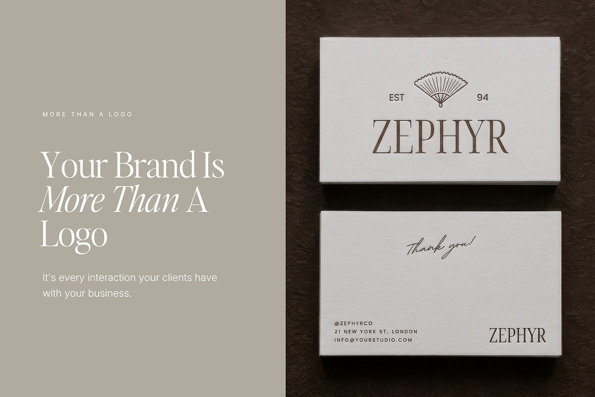 Zephyr Mini Brand Kit | Canva, a Branding & Logo Template by Adam and Grace (Photo 14 of 19)