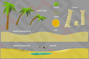 Egyptian desert, a Background Graphic by Graphics 4 Games (Thumbnail 2 of 2)