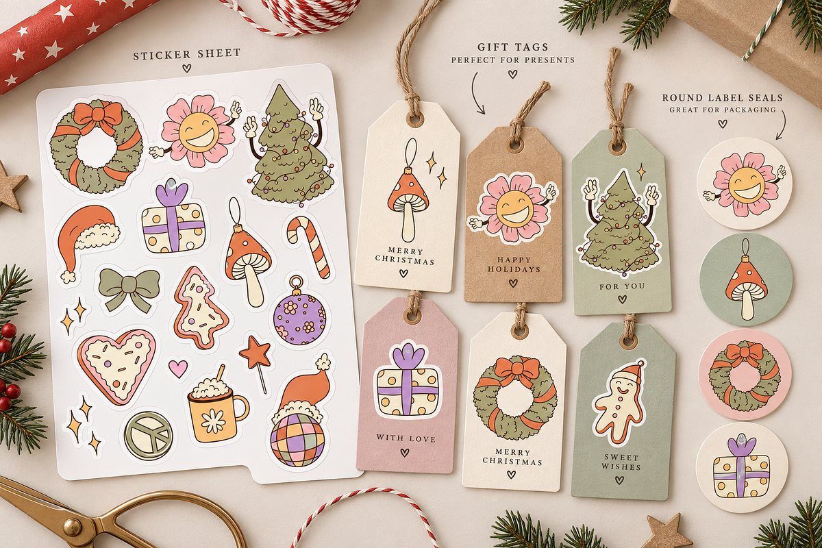 Xmas Winter Clipart | Hand Drawn, a Seasonal Illustration by Anna Studio (Photo 4 of 12)