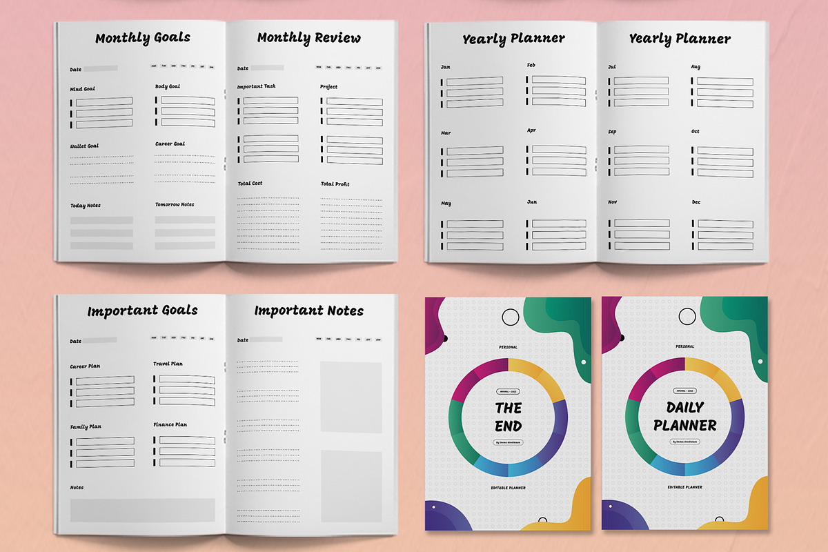 Planner 2025 Layout, a Stationery Template by ContestDesign (Photo 3 of 3)