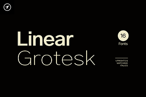 LINEAR GROTESK - Modern Font Family