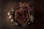 Newborn Flowers Digital Backdrop, a Layer Style Add-On by Wild Honey Design Co. (Thumbnail 2 of 2)