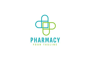 Pharmacy Logo Illustration