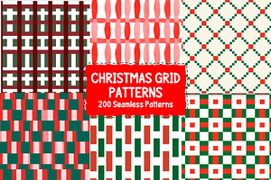 200 Christmas Grid Patterns
