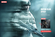 Motion Blur Effect Photoshop Action, an Action Add-On by MRI STUDIO (Thumbnail 1 of 10)