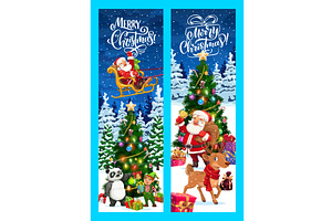 Christmas Banners Or Greeting