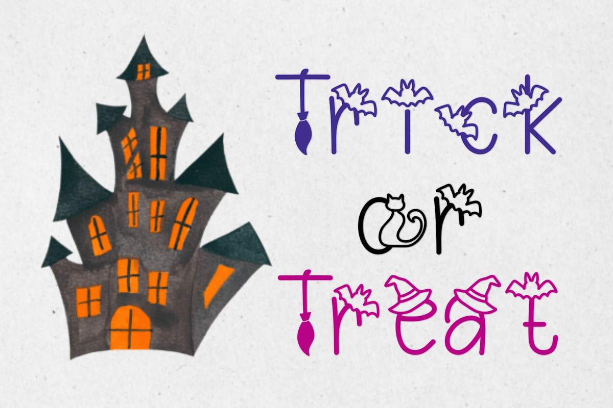 Happy Spooky Font, a Script Font by Cutie_Kate_Studio (Photo 8 of 10)