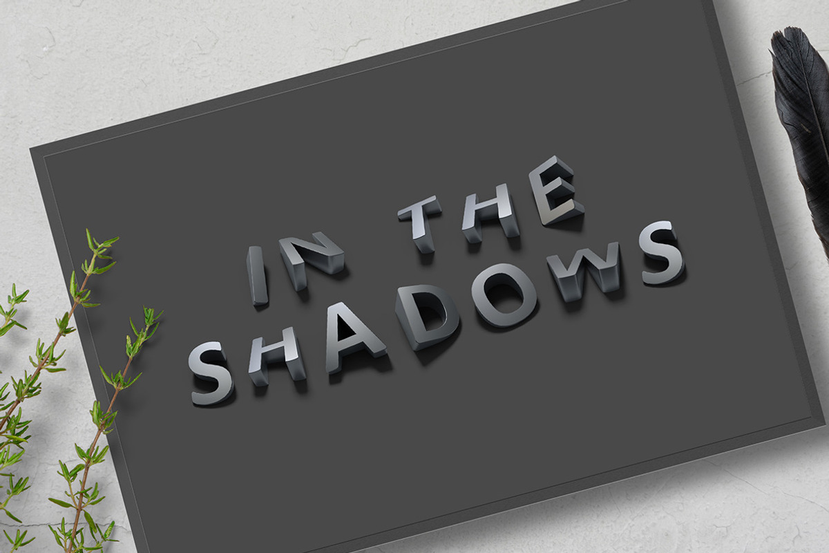 Shadow Font, a Font by Handmadefont (Photo 5 of 11)