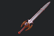 5 Fantasy Stylish Sword -PBR-, an Object 3D Model by TFE Game Art (Thumbnail 9 of 15)