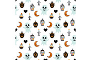 Halloween Magic Ghosts Seamless, a Pattern Graphic by Sharon Schwalbe (Thumbnail 4 of 4)