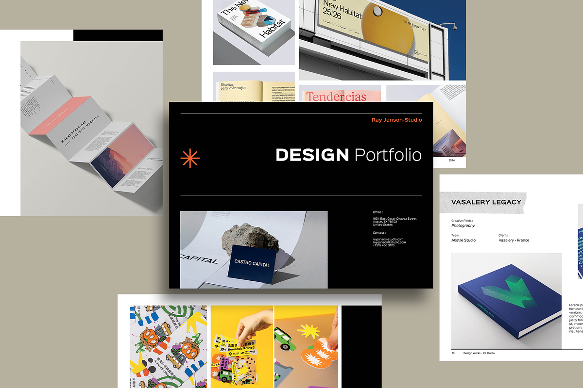 Creative Work Portfolio, a Marketing Template by Bervisual (Photo 1 of 6)