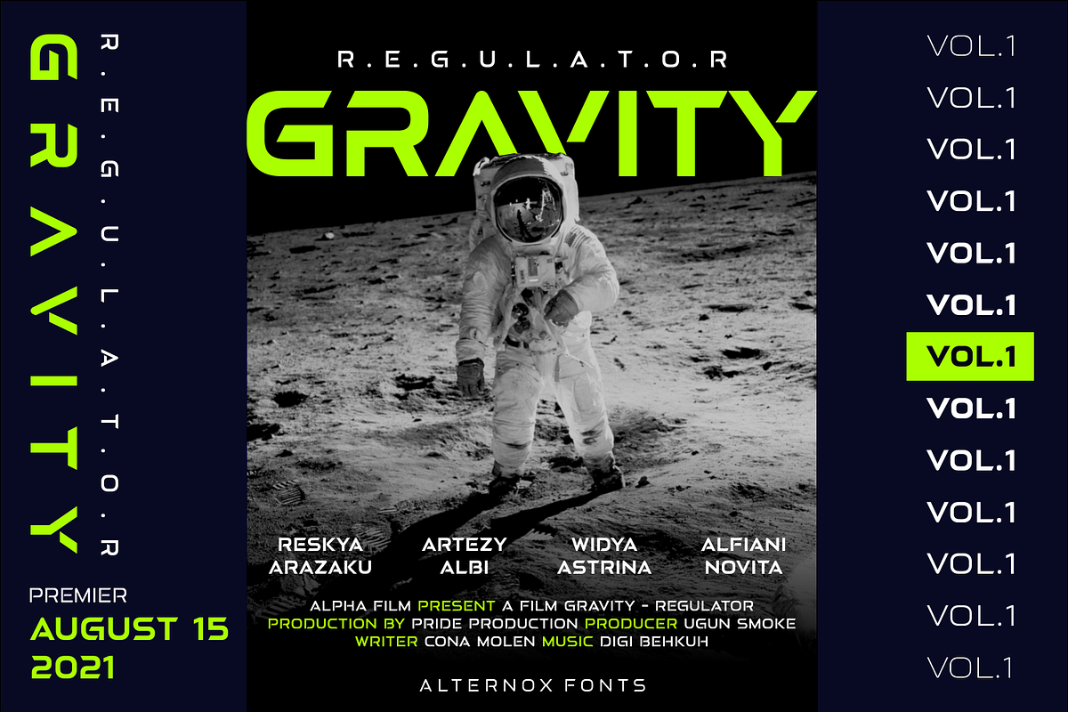 Alternox Fonts Famliy, a Sans Serif Font by Asenbayu (Photo 5 of 14)