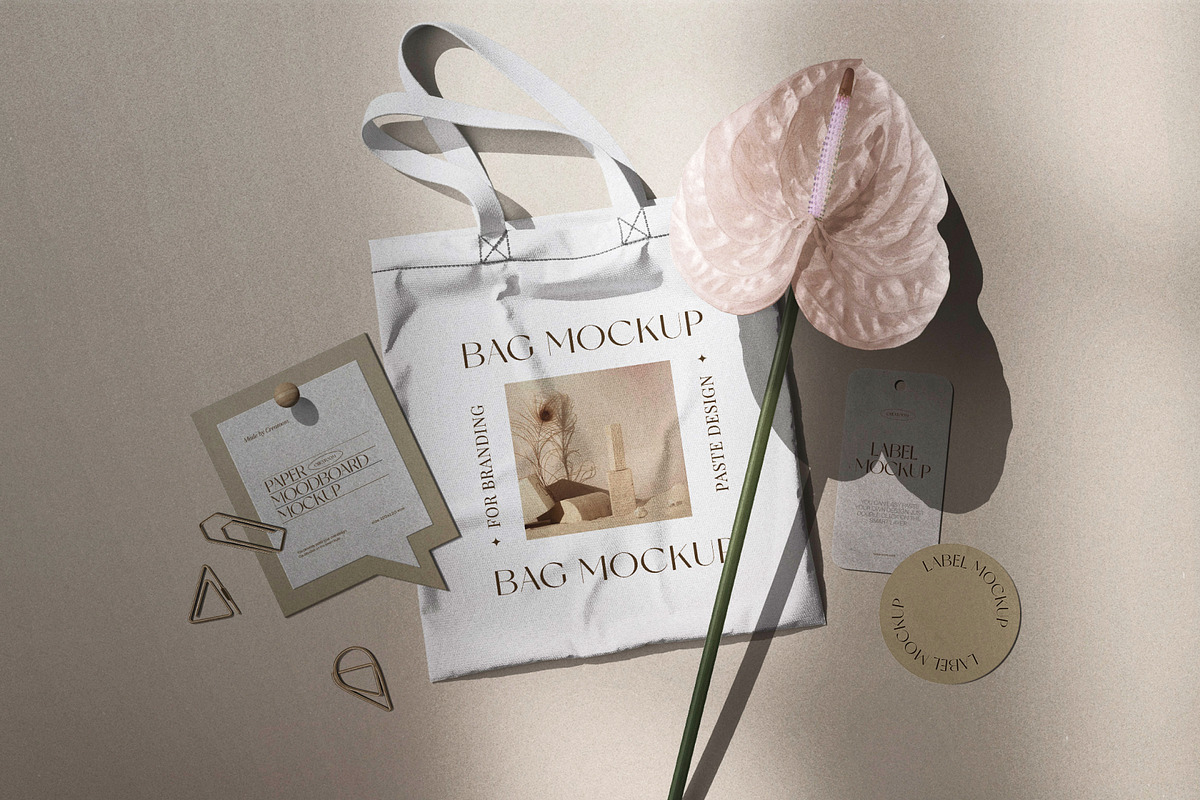 Modern moodboard mockup kit, a Product Mockup by Creatoom (Photo 15 of 23)
