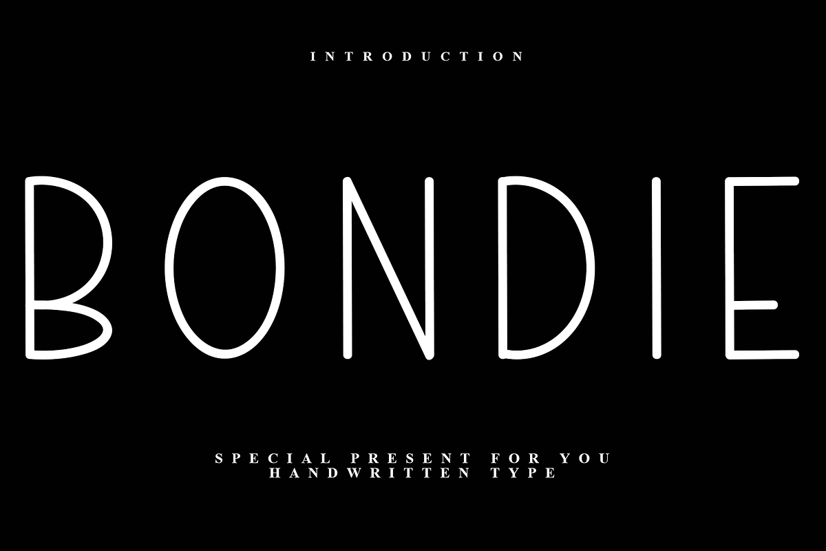 Bondie, a Sans Serif Font by InermediaSTUDIO (Photo 1 of 8)