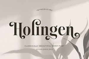 Holingen - Beautiful Serif Font