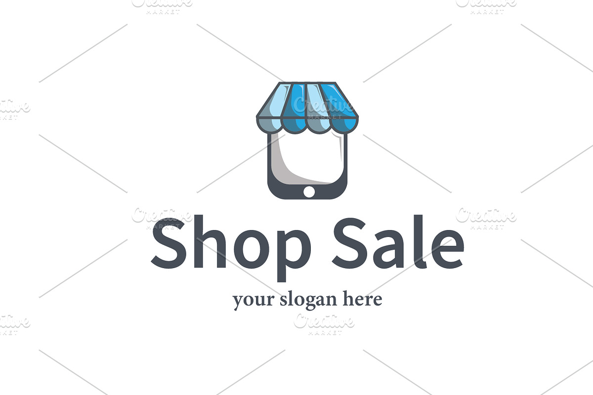 online shop shopping logo concept, a Branding & Logo Template by Maylianaw28