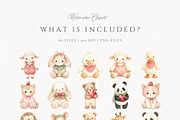 Apple Baby Shower Watercolor, a Seasonal Illustration by Invite to Clipart (Thumbnail 4 of 10)