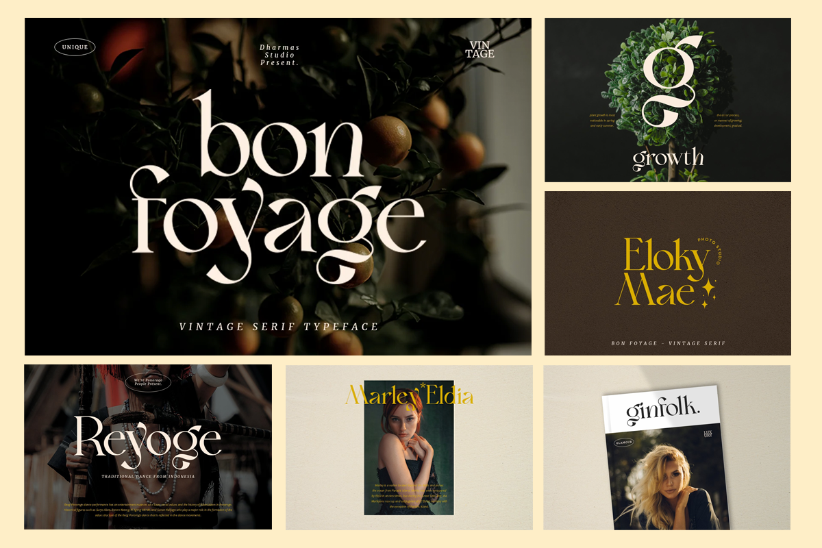 Retro Bundle Collection V2 - 99% OFF, a Serif Font by Dharmas Foundry (Photo 14 of 21)
