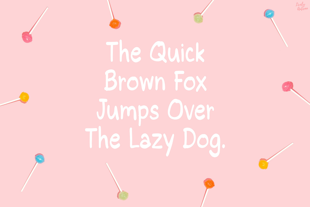 Sugar | Handwriting Font, a Handwritten Font by LivelyAutumn11.11 (Photo 4 of 5)
