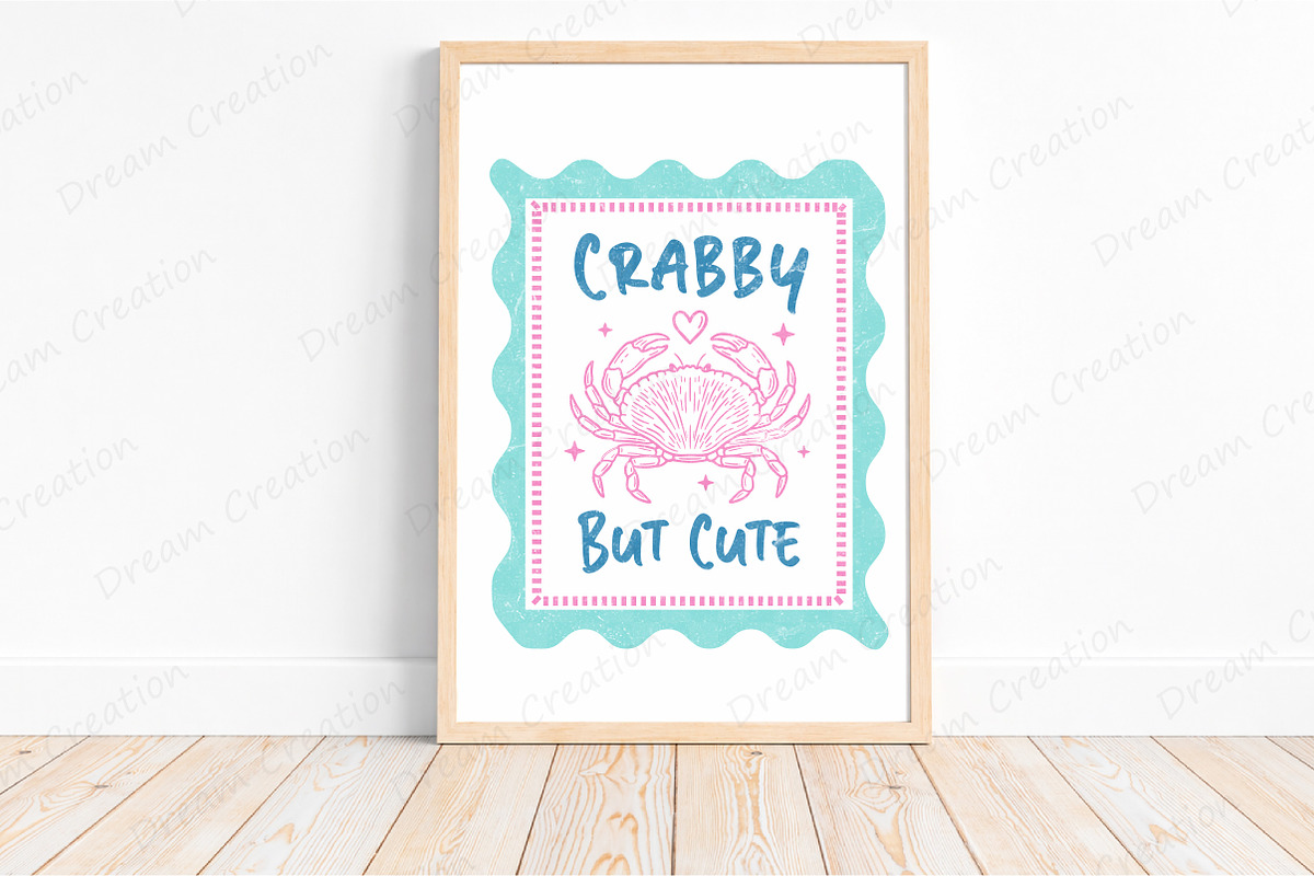 Summer PNG Crabby Hand Drawn Line, an Illustration by Dream Creation (Photo 3 of 7)