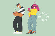 Waiting in line (vector), a Healthcare Illustration by Grivina's shop (Thumbnail 18 of 19)