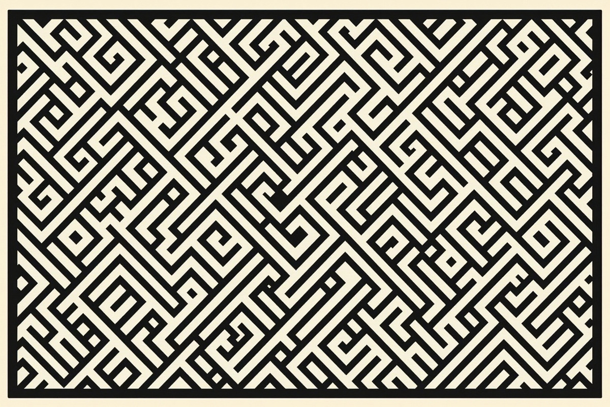 Black Laser Cut Panel Designs, an Illustration by Creativeshirt (Photo 5 of 9)