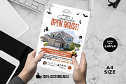 Real Estate Open House Halloween, a Flyer Template by CreativeVinesStore (Thumbnail 5 of 6)