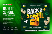Back to School Flyer Template, a Templates & Theme by Artonix (Thumbnail 1 of 3)