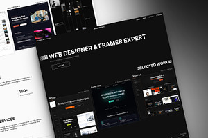 Ash - Portfolio Framer Template, a Landing Page Template by THdesign