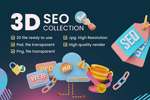 SEO Collection - 3D Illustration